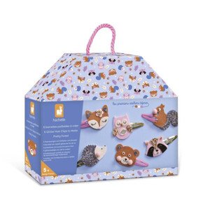 Dětský ateliér - šperkařská dílna - sponky do vlasů - lesní zvířata