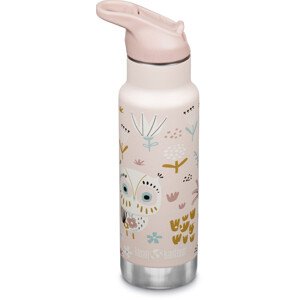 Dětská nerezová termolahev Klean Kanteen Insulated Kid Classic Narrow 12oz - Owlet