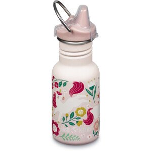 Dětská nerezová lahev Klean Kanteen Kid Classic Narrow w/Sippy Cap - Unicorns 355 ml
