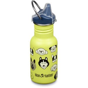 Dětská nerezová lahev Klean Kanteen Kid Classic Narrow w/Sippy Cap - Dogs 355 ml