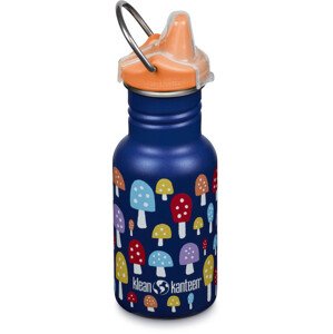 Dětská nerezová lahev Klean Kanteen Kid Classic Narrow w/Sippy Cap - Mushrooms 355 ml