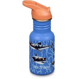 Dětská nerezová lahev Klean Kanteen Kid Classic Narrow 12oz - Sharks in Shades 355 ml