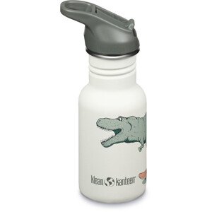 Dětská nerezová lahev Klean Kanteen Kid Classic Narrow 12oz - Dino Skate 355 ml
