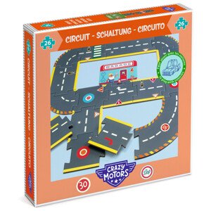 Puzzle Crazy Motors - Velký městský okruh - 26 ks