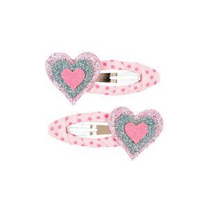 Souza! - Sponky do vlasů Fiebe se srdíčky - 2 ks