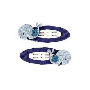 Souza! - Sponky do vlasů Verle s velrybou - 2 ks