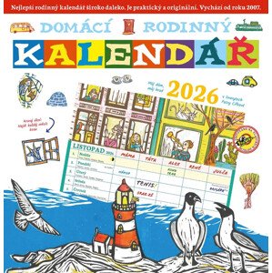 Domácí rodinný kalendář 2026 - Můj dům, můj hrad