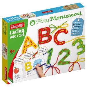 Play Montessori - Provlékání ABC+123