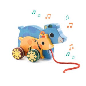 Dva medvídci - tahací hračka s melodií - Gabi & Sam