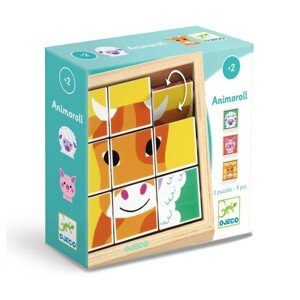 Motorická skládačka - domácí zvířata - Sleva poškozený obal