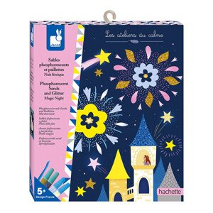 Dětský ateliér maxi - čarovná noc a třpytky svítící ve tmě - Sleva poškozený obal