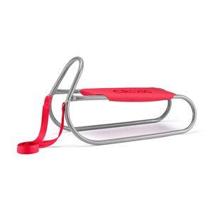 Sáňky CROSS, červené, kovové