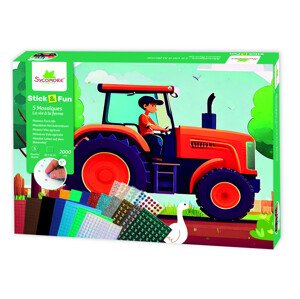 Stick & Fun - XL mozaika - život na farmě - Sleva poškozený obal