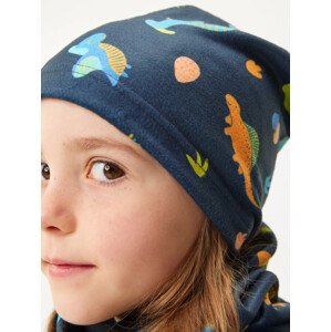 Čepice fleecová Basic, Dinosauři - vel. M ( 49-52 cm )