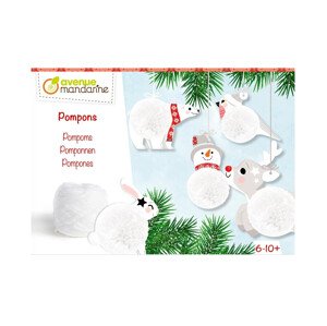 Kreativní sada – vánoční tvoření z bambulek