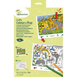Omalovánky Graffy Colour & Play - Zoo