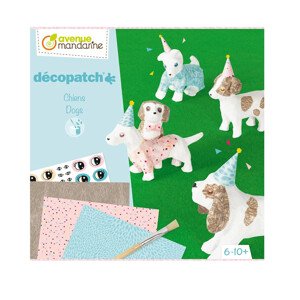 Kreativní sada - ubrousková technika decoupage – Pes