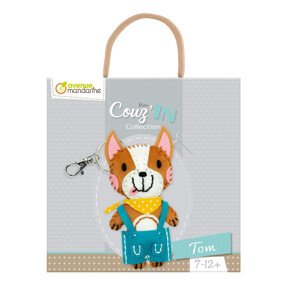 Kreavitní sada - přívěsek k ušití pejsek Tom