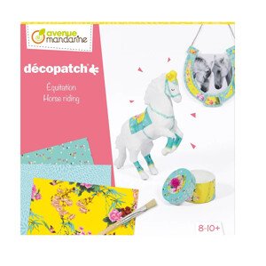 Kreativní sada - ubrousková technika decoupage - Kůň