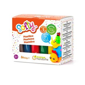 Modelovací hmota -  základní barvy, 6 ks