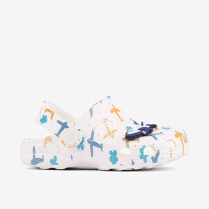 COQUI Nazouváky LITTLE FROG - bílé, Airoplane + amulet, vel. 29/30