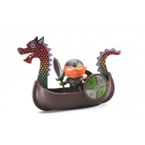 Arty Toys - pirát Drack s vikingskou dračí lodí