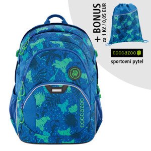 Školní batoh Coocazoo JobJobber2, Tropical Blue + sportovní pytel za 1 Kč