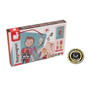 Magnetická tabule - lidské tělo - Sleva poškozený obal