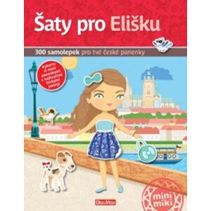 Šaty pro Elišku - kniha samolepek pro tvé české panenky