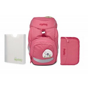 Školní set Ergobag prime - Eco pink -batoh + penál + desky
