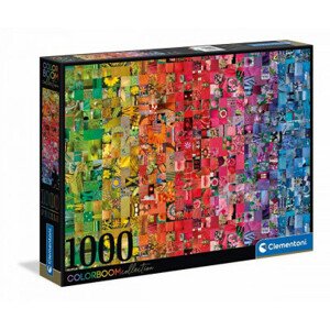 Puzzle - Barevná koláž - 1000 ks