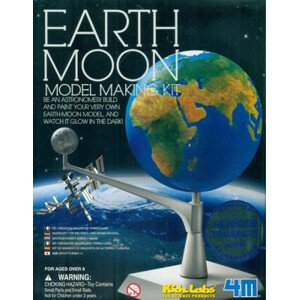 Pohyblivý model Země a Měsíce - svítící ve tmě