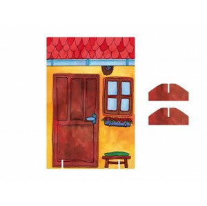 Marionetino - Přídavná kulisa - domeček s okénkem
